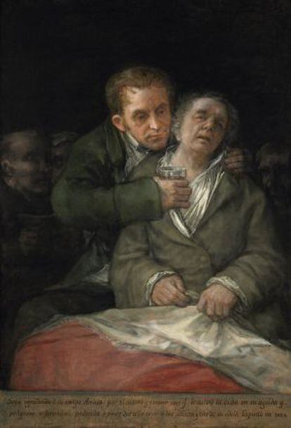 'Goya atendido por el doctor Arrieta' (1820).