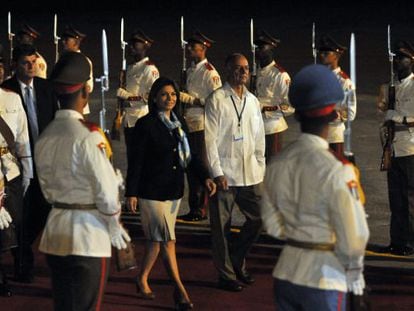 La presidenta de Costa Rica, Laura Chinchilla.