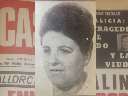 Catalina Domingo, en la portada del periódico 'El Caso'.