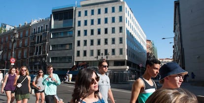 Nueva sede de la aseguradora CNP, junto al Congreso de los Diputados.