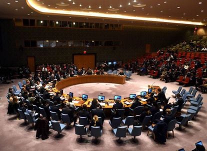 El Consejo de Seguridad de Naciones Unidas, durante una reunión.