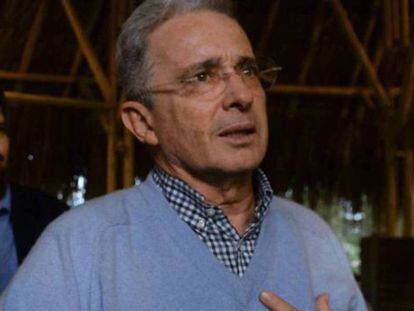El expresidente y senador Álvaro Uribe. 