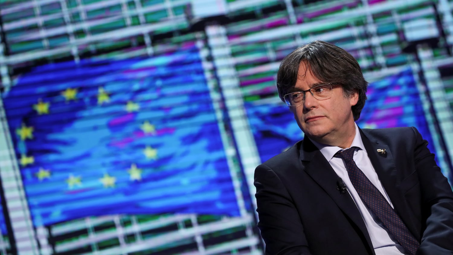 El eurodiputado Carles Puigdemont, este martes en Bruselas.