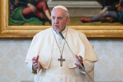El papa Francisco, este miércoles, en el Vaticano.
