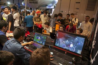 Assistents a la Madrid Games Week, l'any passat.