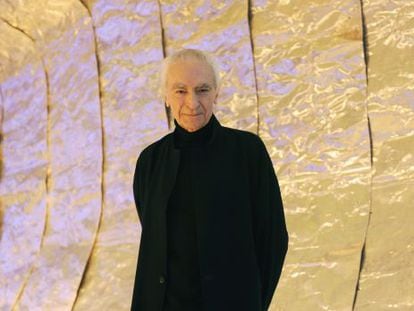 Massimo Vignelli, en noviembre de 2011 en Mil&aacute;n.