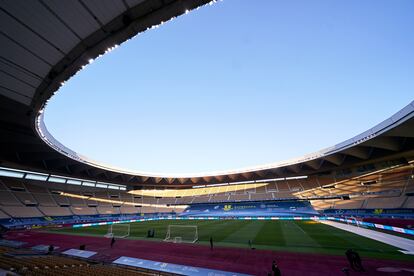 Vista general del estadio de La Cartuja, en Sevilla.