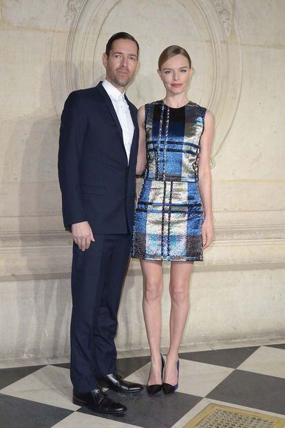 Kate Bosworth y su marido, Michael Polish.