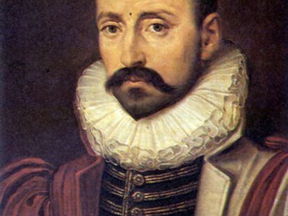 Grabado del escritor Michel de Montaigne.