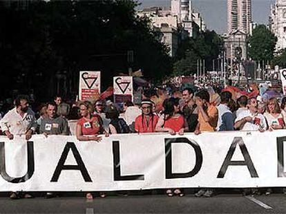 Imagen de archivo de una manifestación del Día del Orgullo Gay en Madrid.