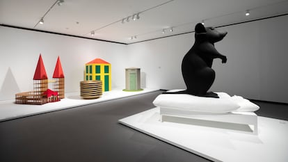 Vista de la exposición 'Escala: Escultura (1945-2000)', en la Fundación Juan March de Madrid.
