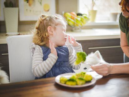 La neofobia alimentaria es un problema leve y transitorio y suele ocurrir en niños quisquillosos, selectivos y con poco apetito.