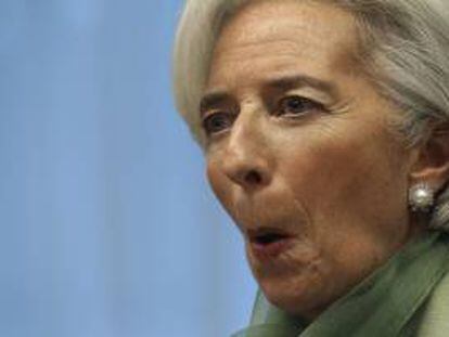La presidenta del Fondo Monetario Internacional (FMI), Christine Lagarde. EFE/Archivo
