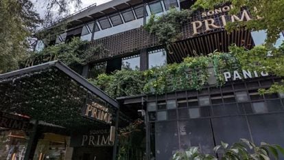Exterior of the Sonora Prime restaurant, on Masaryk street, in Mexico City.