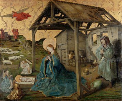 Geburt Christi, 1450. 135 x 165 cm; Fundación Gottfried Keller.