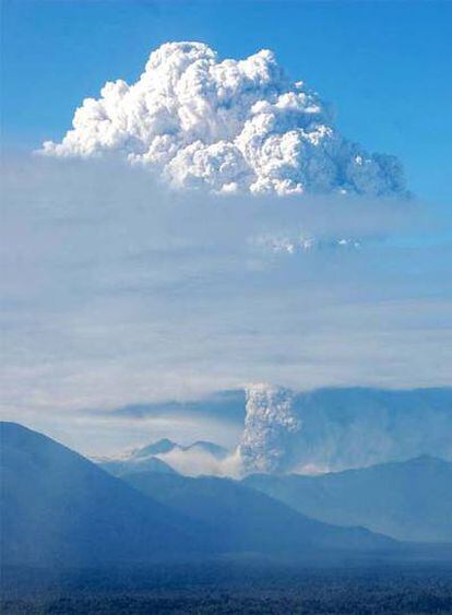 Imagen del volcán Chaitén.