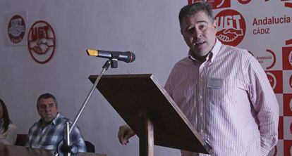 El nuevo secretario provincial de UGT en Cádiz, Francisco Andreu.