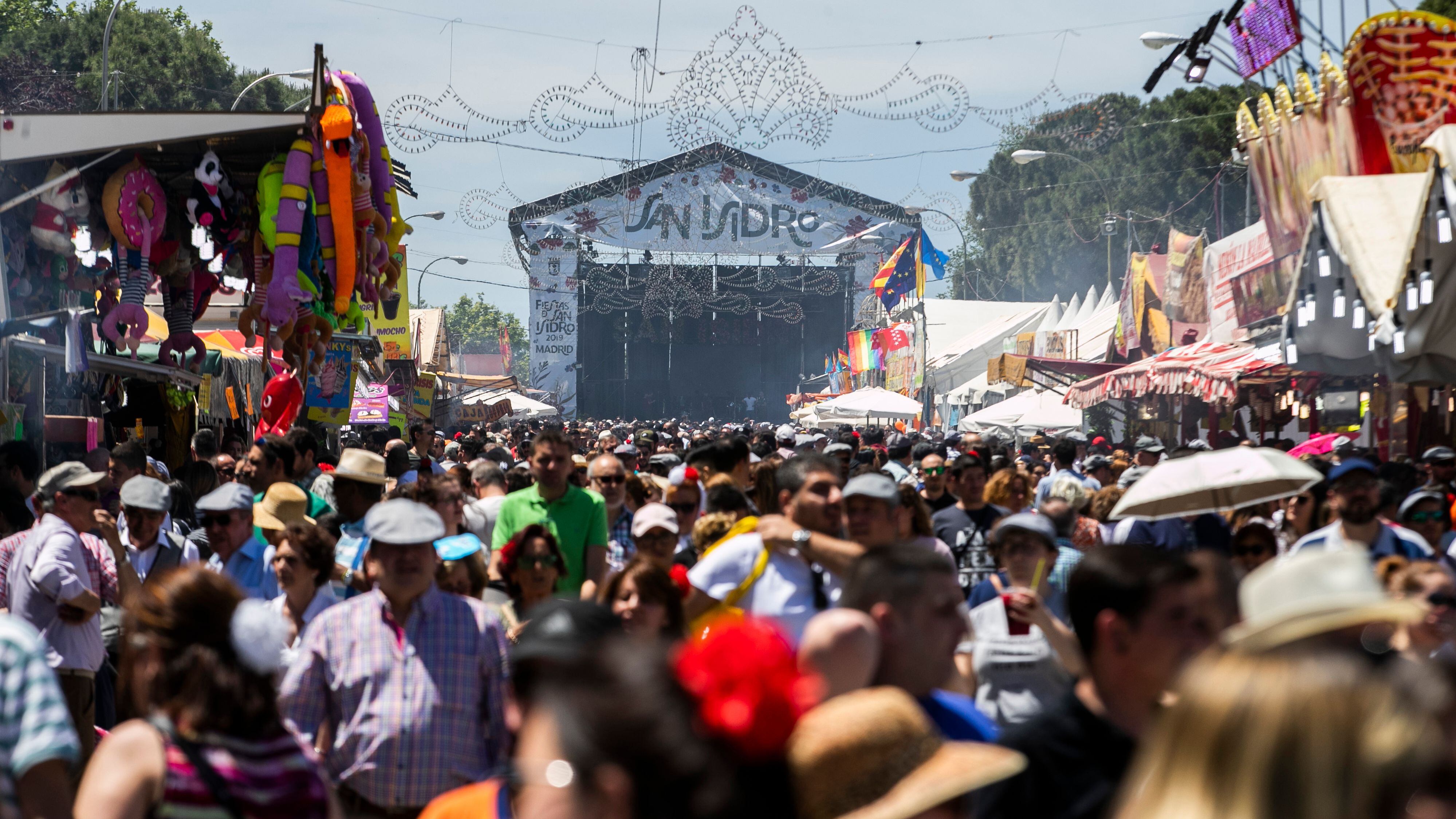 Ambiente en la pradera de San Isidro el 15 de mayo de 2019.
