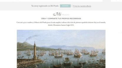 Web del Museo del Prado.