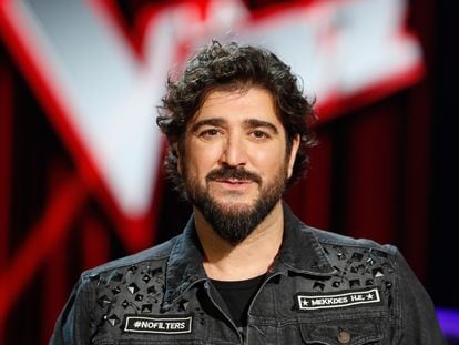 Singer Antonio Orozco during the presentation of the tv show " La Voz " in Madrid on Wednesday 29 January 2020.