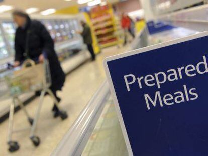 Un supermercado de la cadena Tesco en Londres.