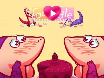 Celebra San Valentín jugando con el nuevo doodle de Google