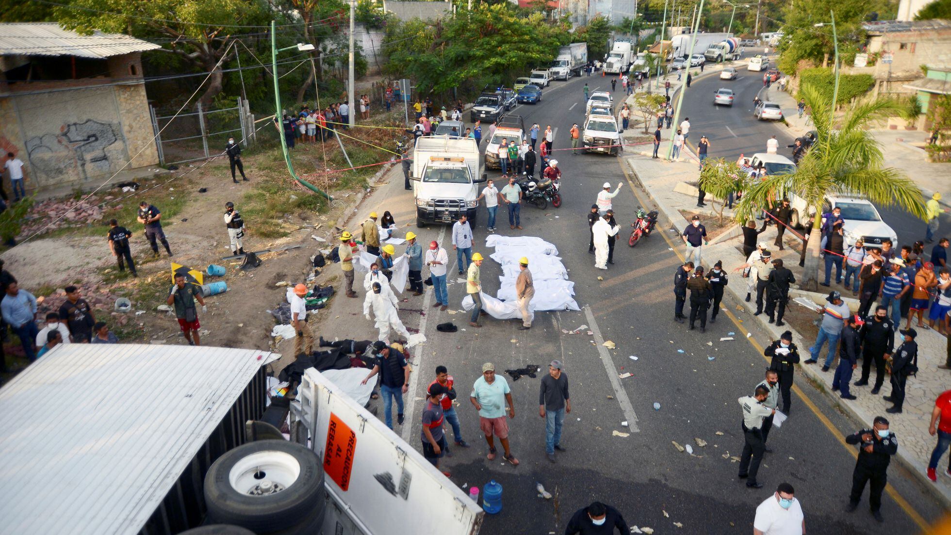 Al menos 49 migrantes muertos tras el accidente de un camión en Chiapas |  EL PAÍS México