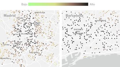¿Qué aire respiran los niños de Madrid y Barcelona?