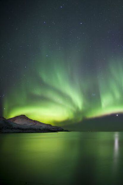 Noruega es uno de los mejores destinos para ver auroras boreales.