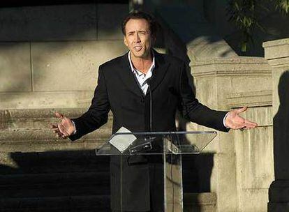 Nicolas Cage, en un acto en Hollywood.