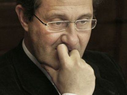 Gerardo Conde Roa, en un acto público ayer en Santiago.