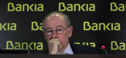 El expresidente de Bankia, Rodrigo Rato, en febrero de 2012.