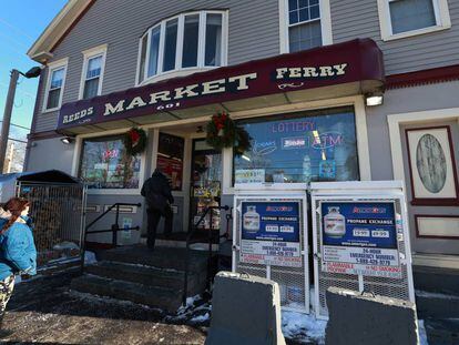 El comercio de Merrimack, en New Hampshire, donde se vendió el boleto de lotería