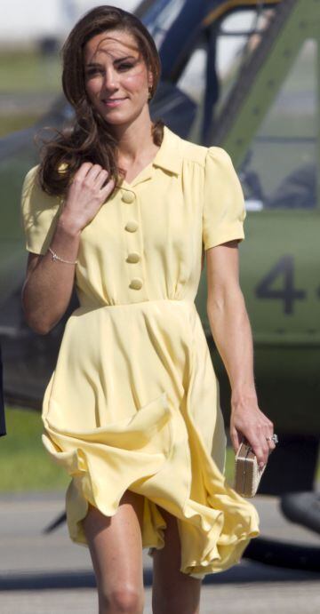 Kate Middleton durante su visita oficial a Canadá.