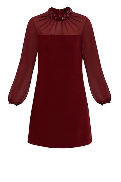 El tono de este vestido de Ted Baker es perfecto para el otoño (c.p.v.)