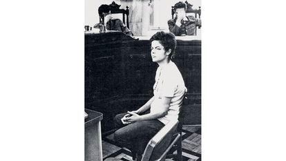 Dilma Rousseff appears during the military audit in Rio de Janeiro, in 1970.