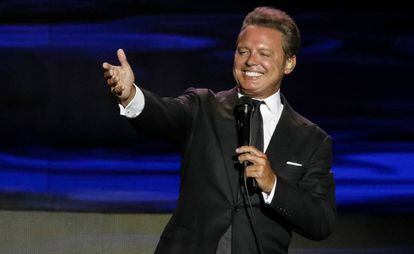 Luis Miguel, en un concierto.