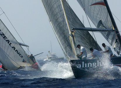 Regata de la Copa del América celebrada en Valencia en 2007.