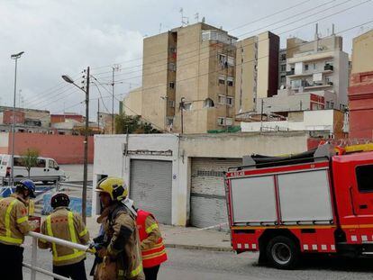 Edificio deteriorado en Badalona
 
 