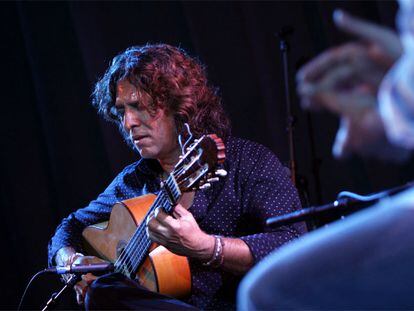 Tomatito tocaba la guitarra en un concierto celebrado en Madrid el pasado junio.
