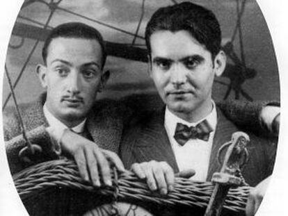 Salvador Dal&iacute; (izquierda) y Federico Garc&iacute;a Lorca. 