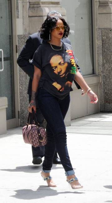 Rihanna en Nueva York en mayo.