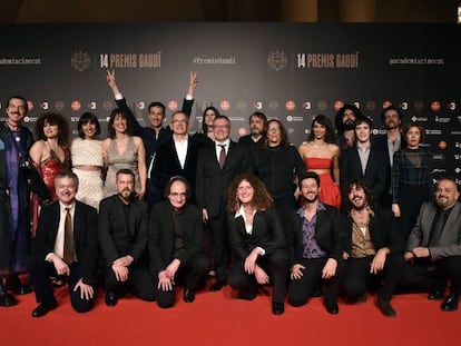 Foto de família dels premis Gaudí.