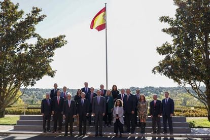 Felipe VI recibió este jueves en audiencia a los congresistas de los Estados Unidos que viajaron a Madrid para participar en el Congreso Transatlantic Capital to Capital Exchange, un evento bienal que se celebra después de las elecciones al Congreso.