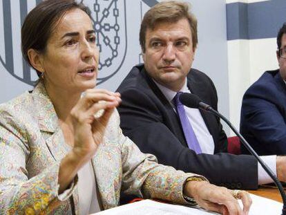 La directora general de Tráfico, María Seguí, este martes en Logroño.
