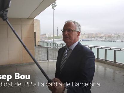 Entrevista al candidat del PP a l'alcaldia de Barcelona, Josep Bou.