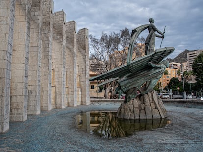 Monumento a Franco en Santa Cruz de Tenerife, en una foto de archivo.