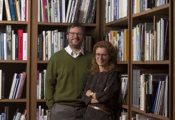 Los galeristas Iwan y Manuela Wirth.