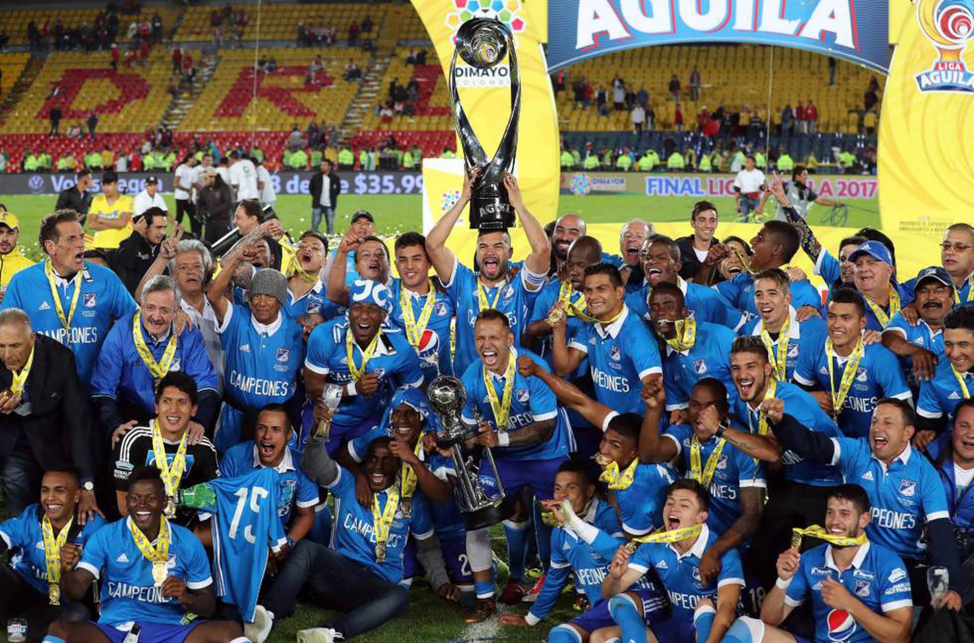 Liga Águila Millonarios gana la liga de fútbol colombiana Deportes