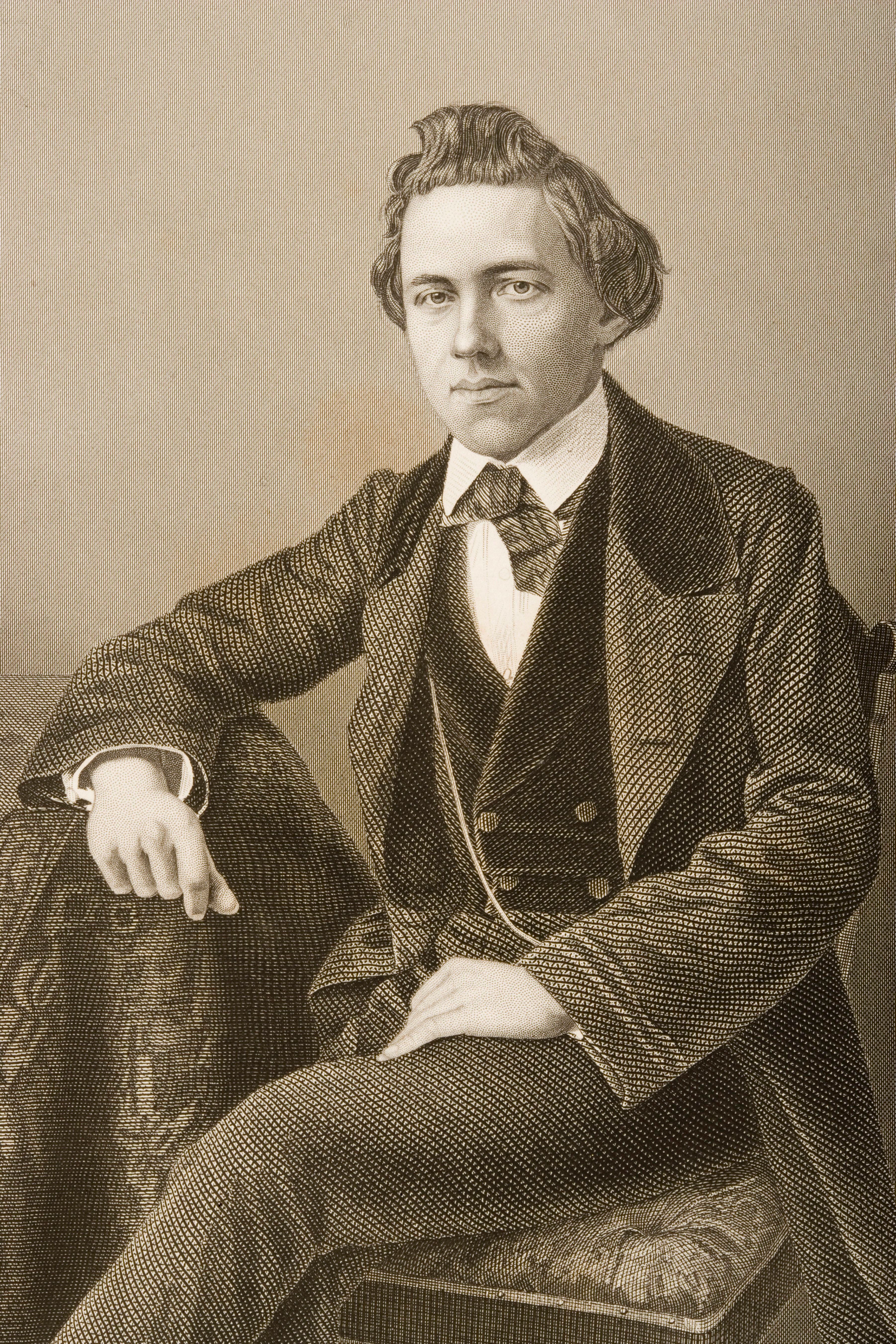 Retrato de Paul Charles Morphy publicado en 1859. 